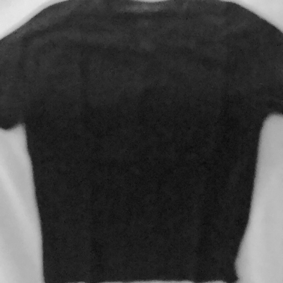 Black button up American Eagle Tee